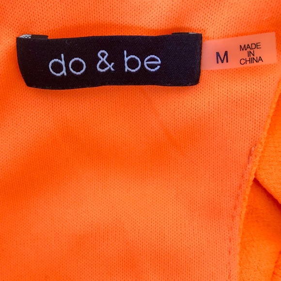 Neon Orange Party Dress - Picture 4 of 4